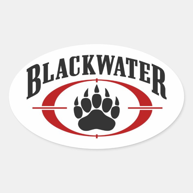 Blackwater Oval Sticker (Front)