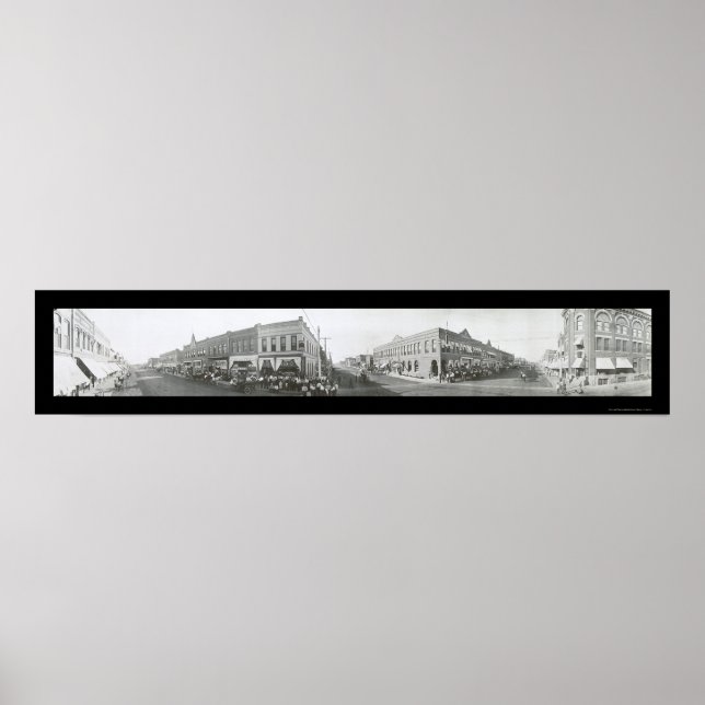Blackwell, Oklahoma Photo 1910 Poster (Front)