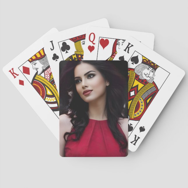 BlackWhiteRed playing cards (Back)