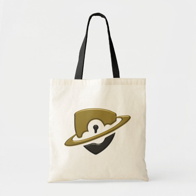 Blackwood logo tote - Black/Gold (Front)