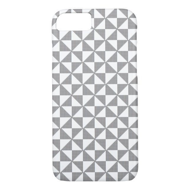 Blackwork Needlepoint Block Pattern Case (Back)