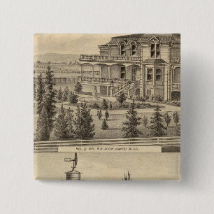 Blacow residence, farm 15 cm square badge