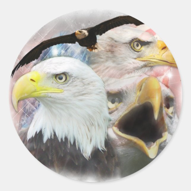 Blad Eagles Classic Round Sticker (Front)