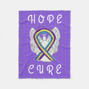 Bladde Cancer Awareness Ribbon Soft Chemo Blankets