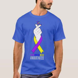 Bladder Cancer Awareness Kpop Finger Heart Gift T-Shirt