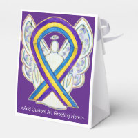Bladder Cancer Awareness Ribbon Party Favour Box