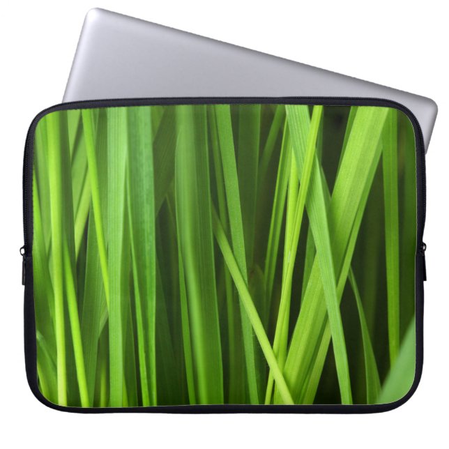 Blades of Grass Laptop Sleeve (Front)