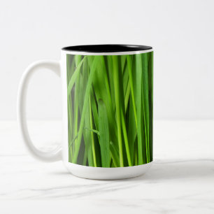 Blades of Grass Two-Tone Coffee Mug