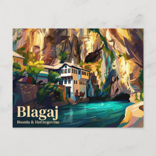 Blagaj Tekke Bosnia and Herzegovina Postcard