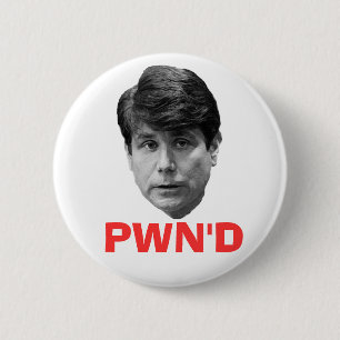 Blagojevich: PWN'D 6 Cm Round Badge