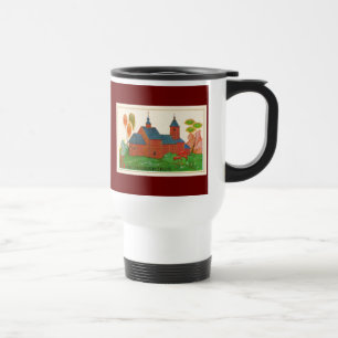 Blagoveshchenskoye Wood Russian Church Travel Mug