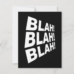 Blah Blah Blah