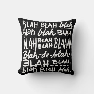 Blah Blah Blah Dark Cushion