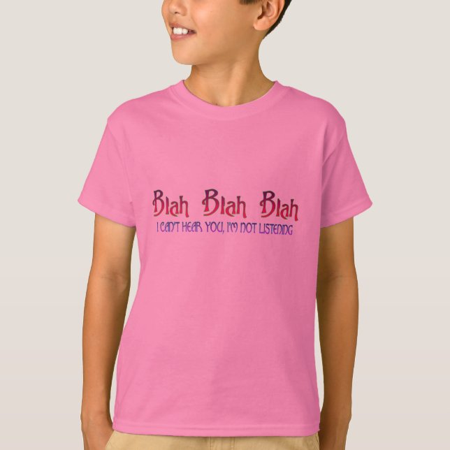 Blah Blah Blah Shirt (Front)