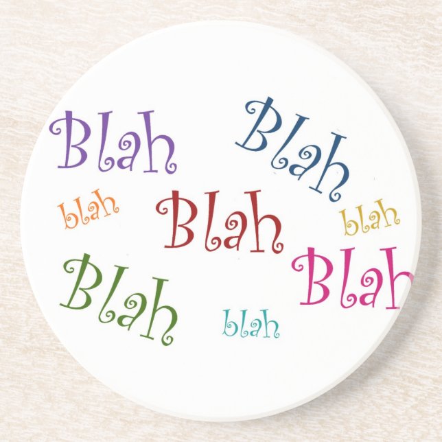 Blah coaster (Front)