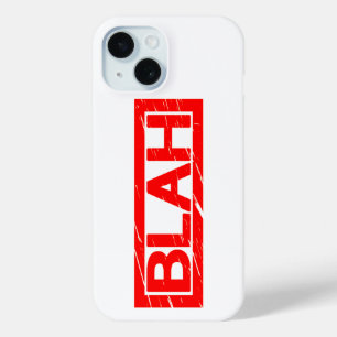 Blah Stamp iPhone 15 Case