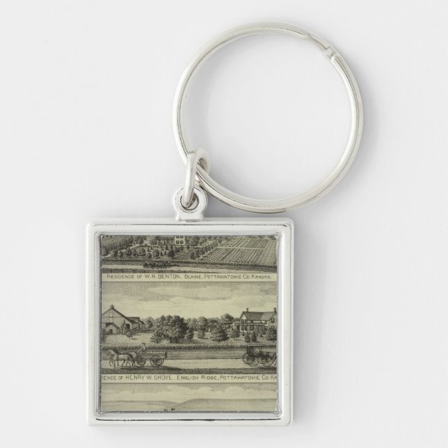 Blaine, Kansas Key Ring (Front)