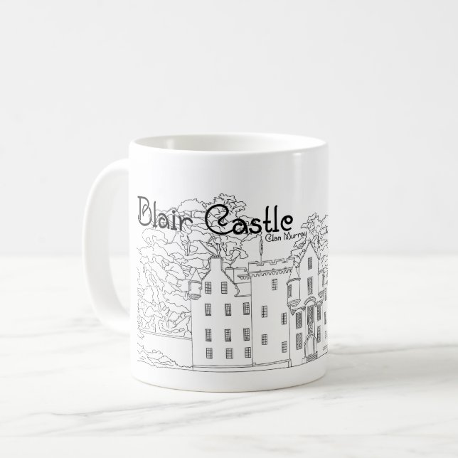 Blair Castle Perthshire Coffee Mug (Front Left)