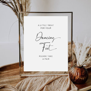 BLAIR Minimalist Wedding Flip Flop Sign