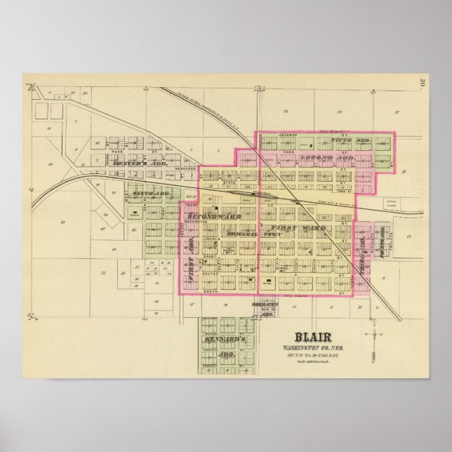 Blair, Nebraska Poster (Front)
