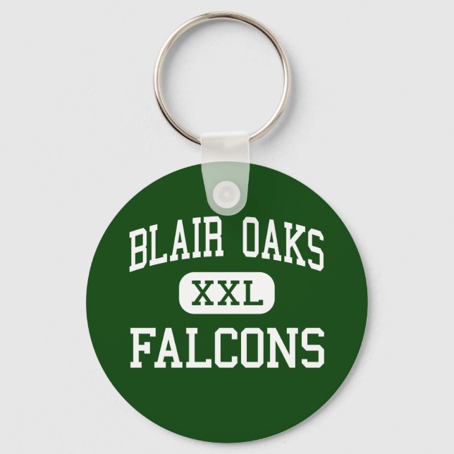 Blair Oaks - Falcons - High - Jefferson City Key Ring (Front)