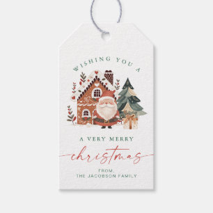 BLAIR Scandinavian Santa Christmas Tree Holiday Gift Tags