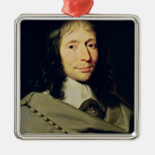 Blaise Pascal Metal Ornament