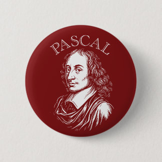 Blaise Pascal Round Pin