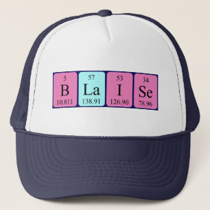 Blaise periodic table name hat