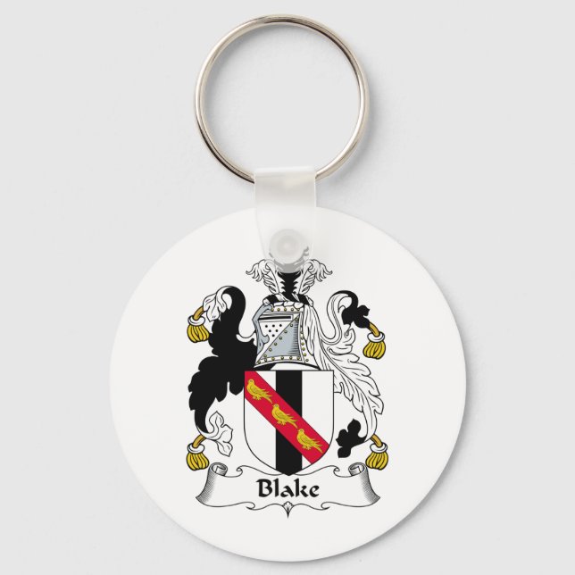 Blake Family Crest Key Ring (Front)