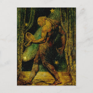 Blake Ghost of a Flea Fine Art Postcard