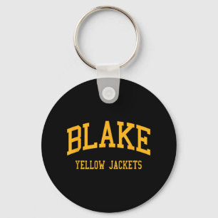 Blake High School Hs Tampa Fl Retro Sports Key Ring