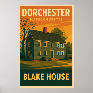 Blake House Travel Poster