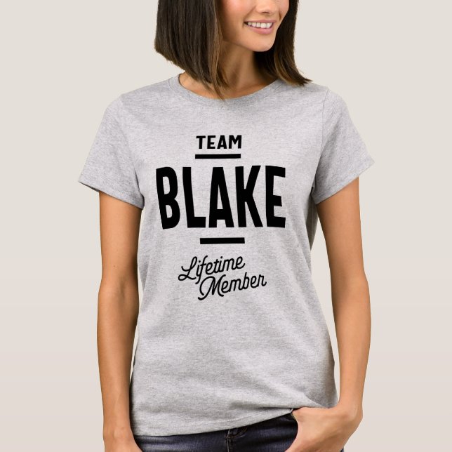 Blake Personalised Name Birthday Gift T-Shirt (Front)