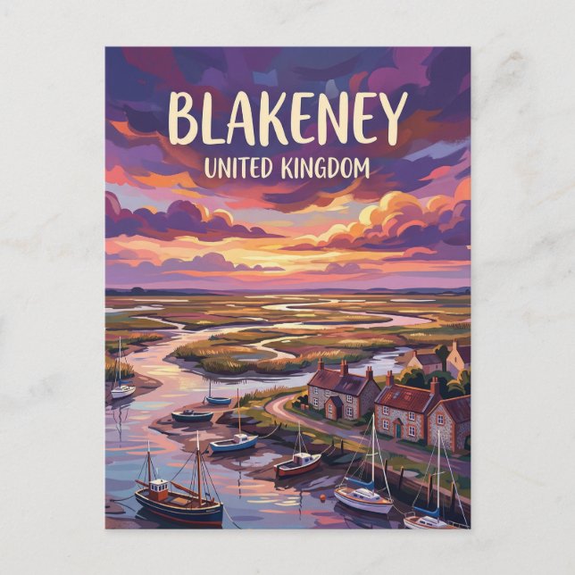 Blakeney United Kingdom Postcard (Front)