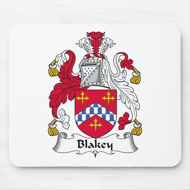 Blakey Family Crest Mouse Pad (Front)
