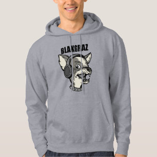 Blakgraz Lucy the Dog with Headphones T-Shirt Hoodie