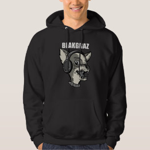 Blakgraz Lucy the Dog with Headphones T-Shirt Hoodie