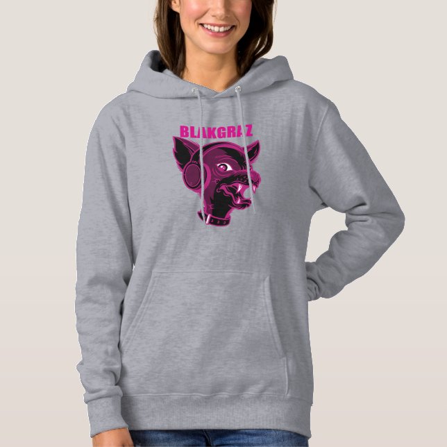 Blakgraz Lucy the Dog with Headphones Tank Top (Front)