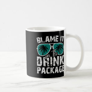 Blame It On The Cruise Package Cruise Cruising Mat Coffee Mug