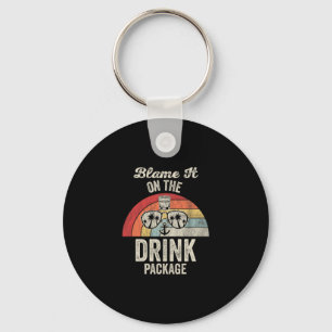 Blame It On The Drink Package Cruise Fun 1 Key Ring