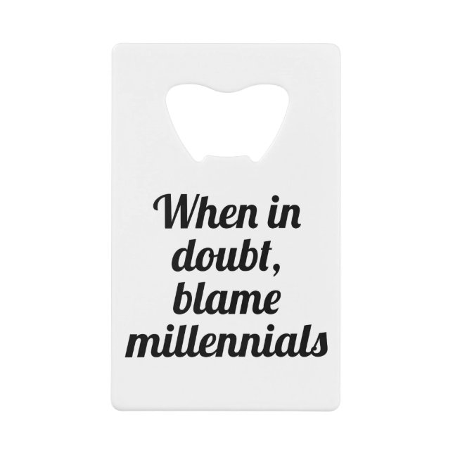 Blame Millennials (Front)