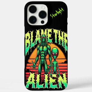 Blame the Alien in Sunset Glow iPhone 16 Pro Max Case