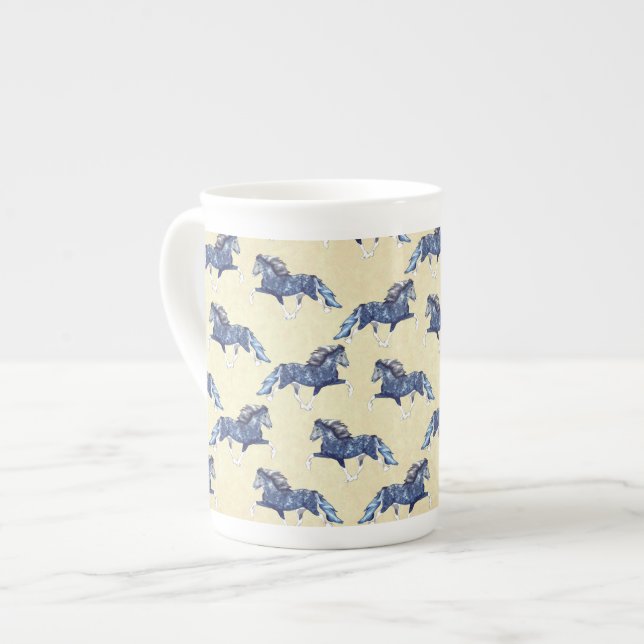 Blámóða 2 bone china mug (Front Left)