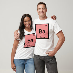 Blanca Name Chemistry Element Periodic Table T-Shirt