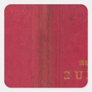 Blanchard's guide map of Chicago 2 Square Sticker