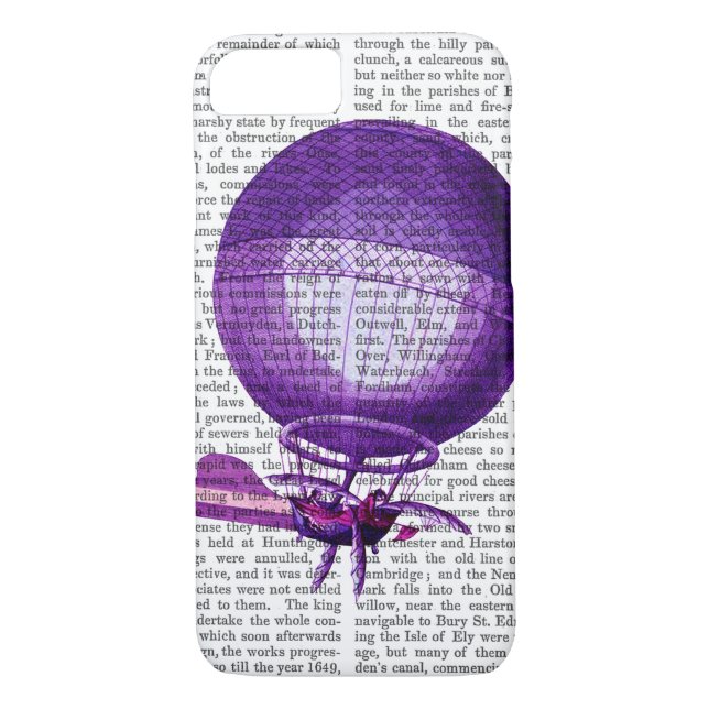 Blanchards Hydrogen (Purple) Hot Air Balloon Case-Mate iPhone Case (Back)