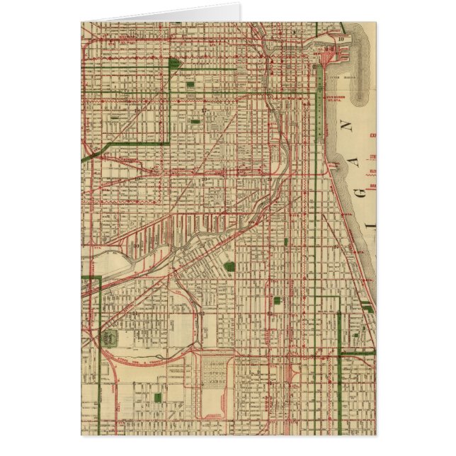 Blanchard's map of Chicago (Front)