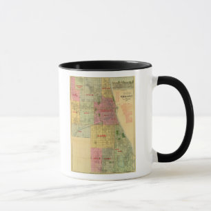 Blanchard's map of Chicago and environs Mug
