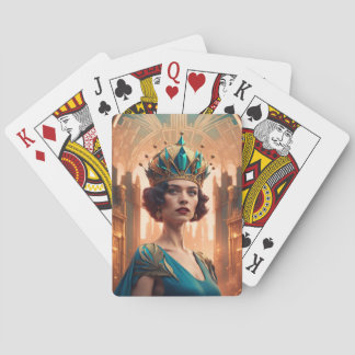 Blanche blue version playing cards